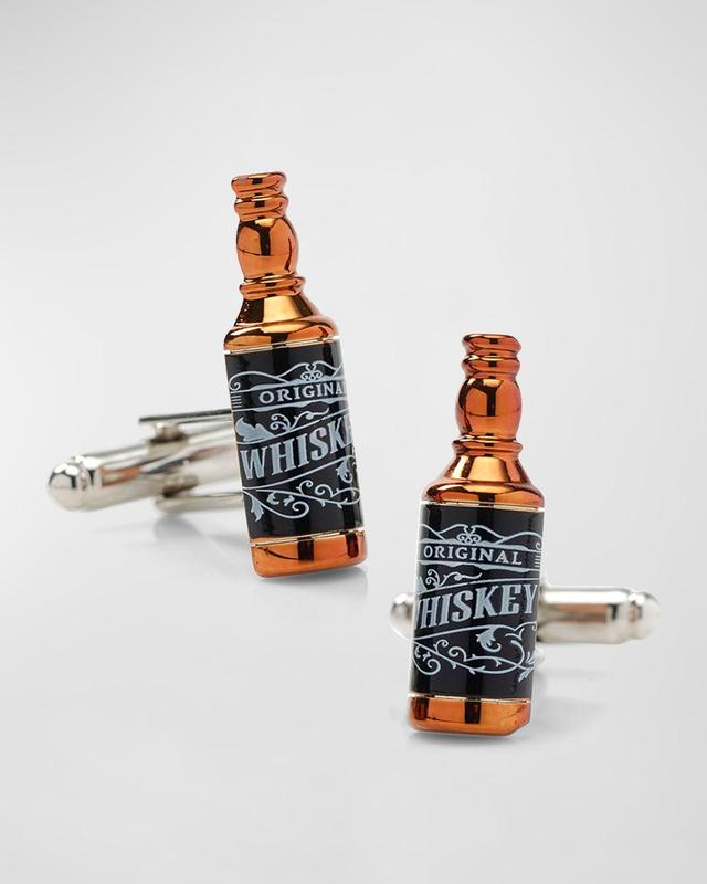 Mens Whiskey Bottle Cufflinks Product Image