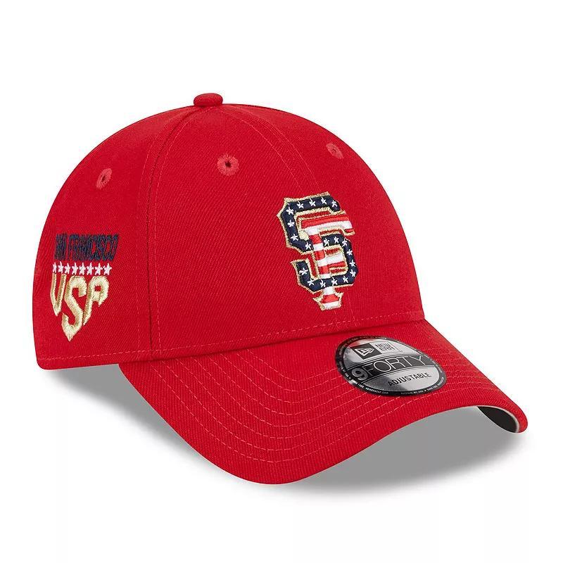 Mens New Era San Francisco Giants 2023 Fourth of July 9FORTY Adjustable Hat Product Image