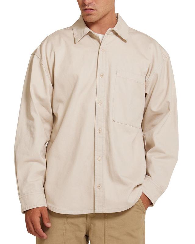 Frizell Twill Shirt - Dirty White Product Image