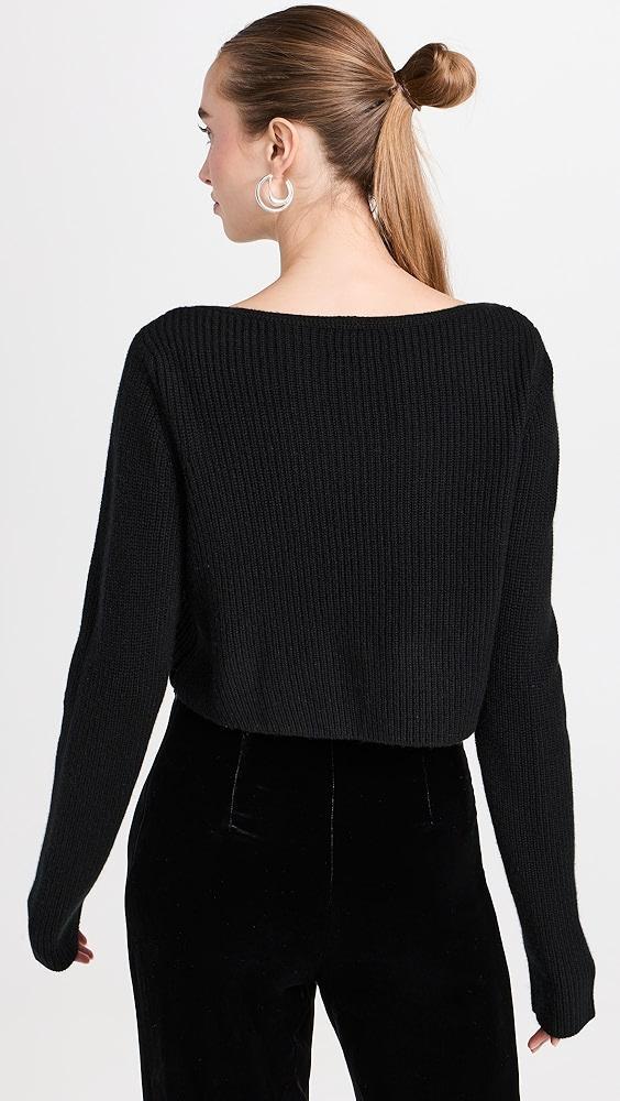 Le Kasha Cannes Cashmere Cropped Sweater | Shopbop Product Image