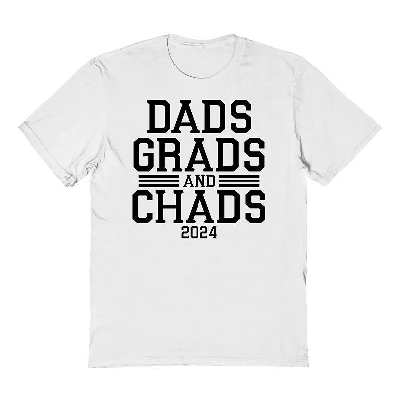 Mens COLAB89 by Threadless Dads Grad And Chads 2024 Graduate Graphic Tee Product Image