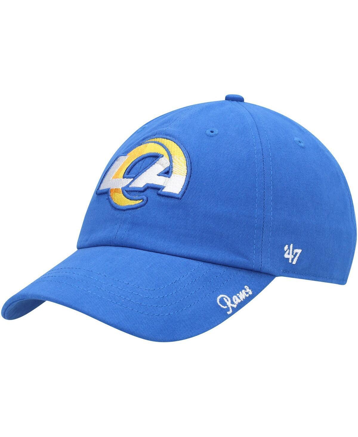 Womens 47 Royal Los Angeles Rams Miata Clean Up Primary Adjustable Hat Product Image