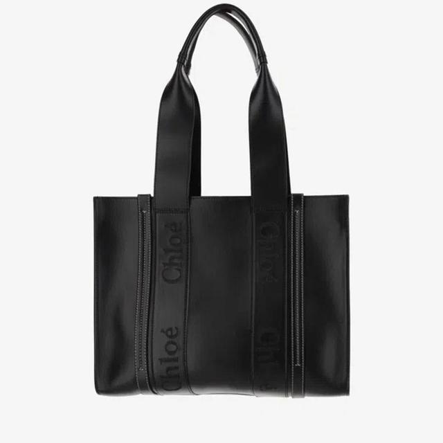 Black Medium Woody Tote Bag Product Image