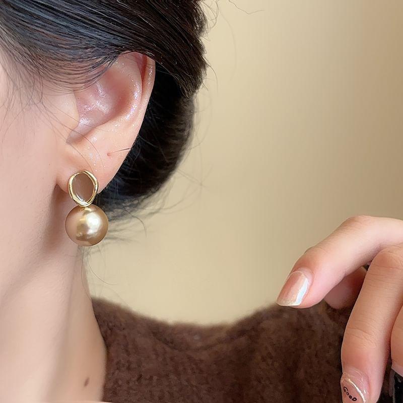 Faux Pearl Drop Earring Product Image