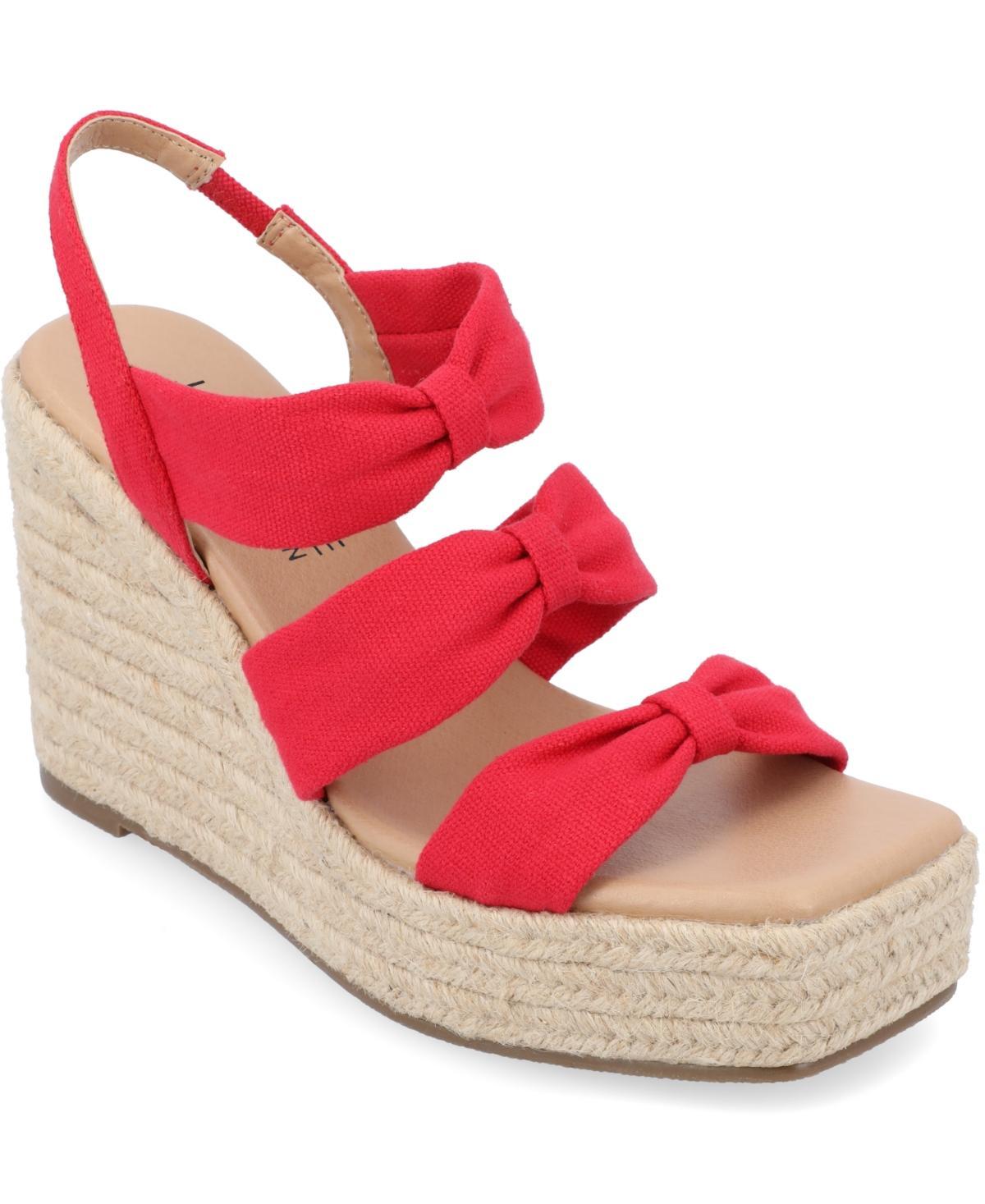 Journee Collection Womens Santorynn Platform Wedge Sandal Womens Shoes Product Image