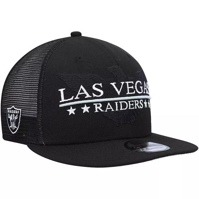 Mens New Era Black Las Vegas Raiders Totem 9FIFTY Snapback Hat Product Image