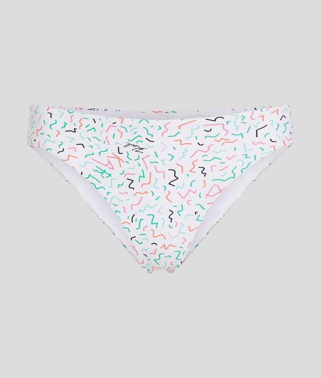 GEOMETRIC PRINT BRAZILIAN BIKINI BOTTOMS Product Image