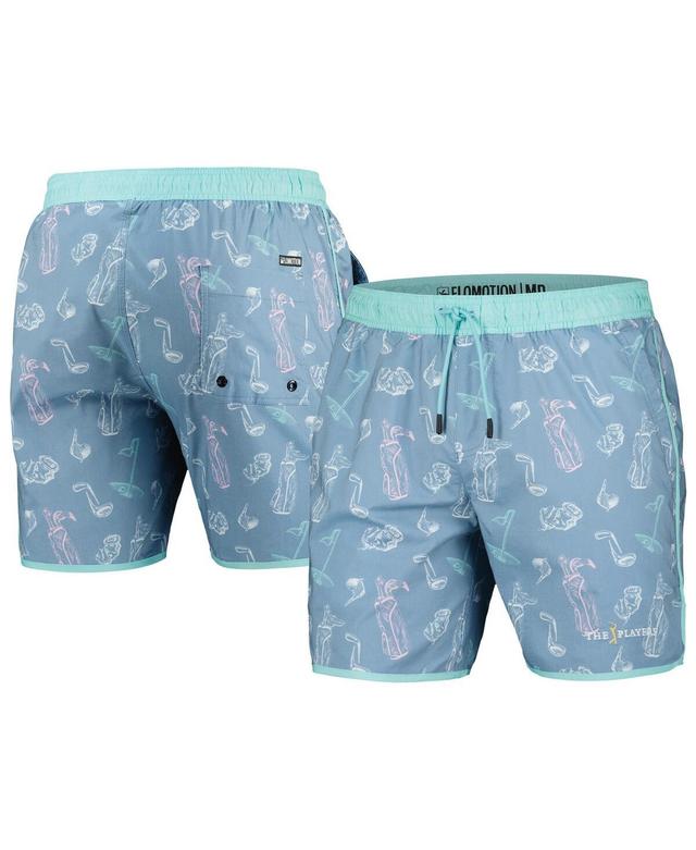 Mens Flomotion Blue The Players Bogey Bag Tri-Blend Volleyshorts Product Image