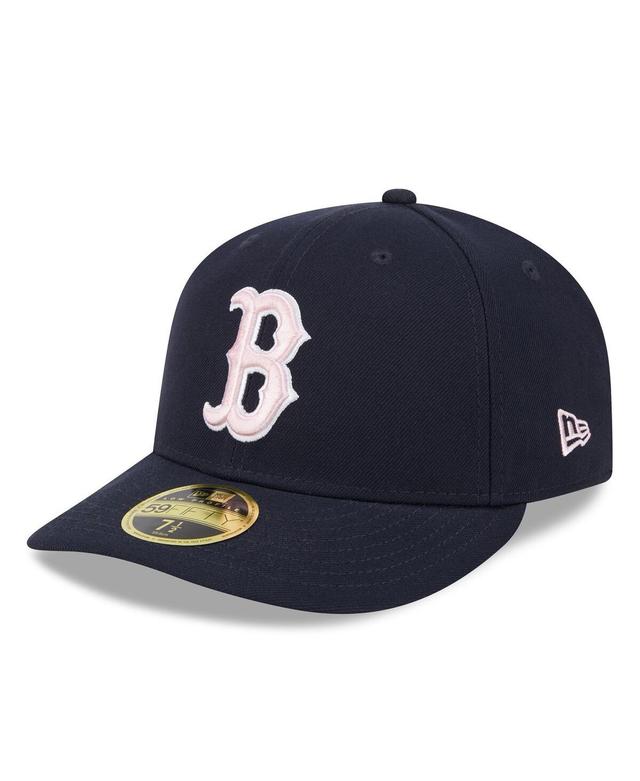 Mens New Era Boston Red Sox 2024 Mothers Day Low Profile 59FIFTY Fitted Hat Blue Product Image