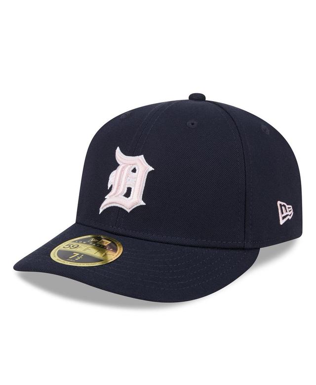 Mens New Era Detroit Tigers 2024 Mothers Day Low Profile 59FIFTY Fitted Hat Blue Product Image