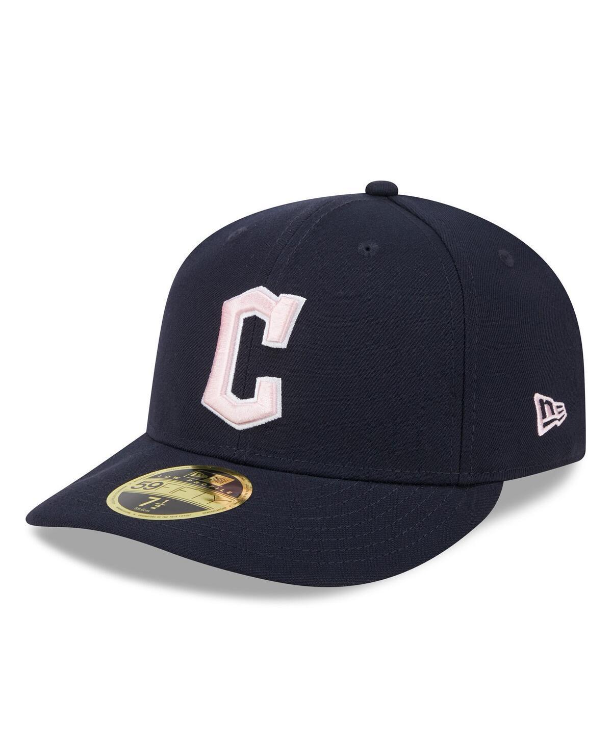 Mens New Era Cleveland Guardians 2024 Mothers Day Low Profile 59FIFTY Fitted Hat Blue Product Image