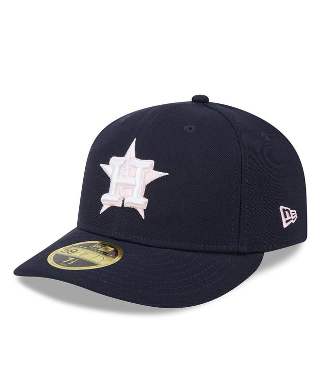 Mens New Era Houston Astros 2024 Mothers Day Low Profile 59FIFTY Fitted Hat Blue Product Image