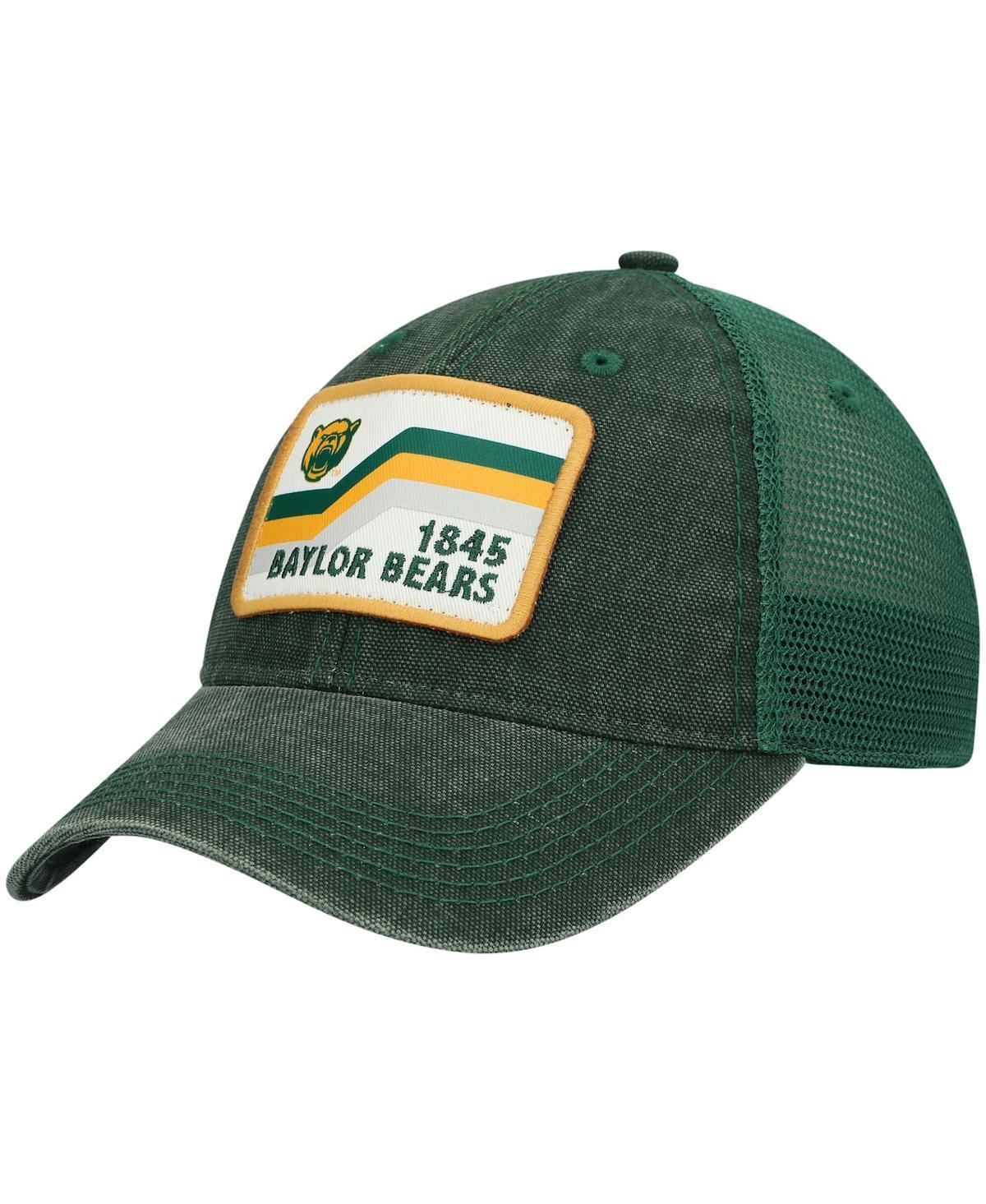 Mens Green Baylor Bears Sun & Bars Dashboard Trucker Snapback Hat Product Image