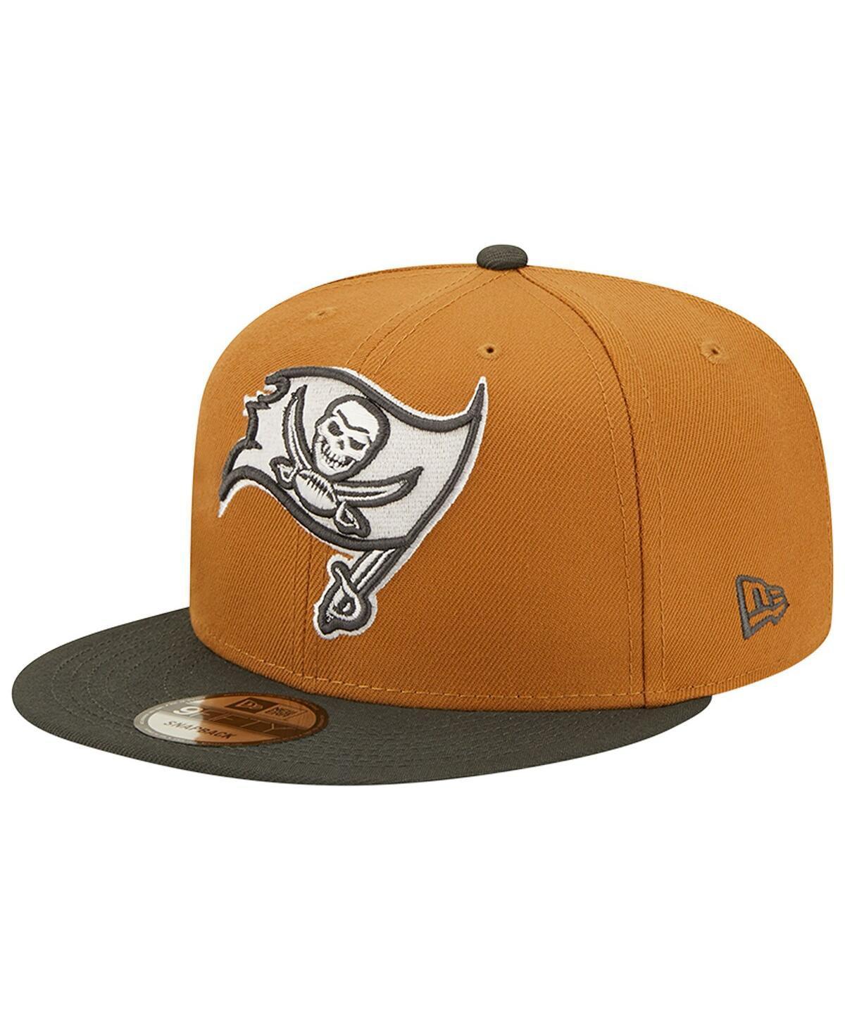 Mens New Era Bronze/Graphite Tampa Bay Buccaneers Color Pack Two-Tone 9FIFTY Snapback Hat Product Image