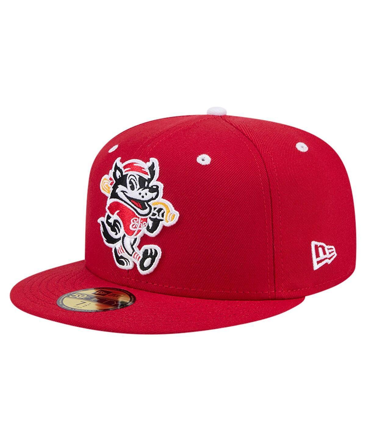 New Era Mens Red Erie SeaWolves Theme Night Fauxback 59FIFTY Fitted Hat Product Image