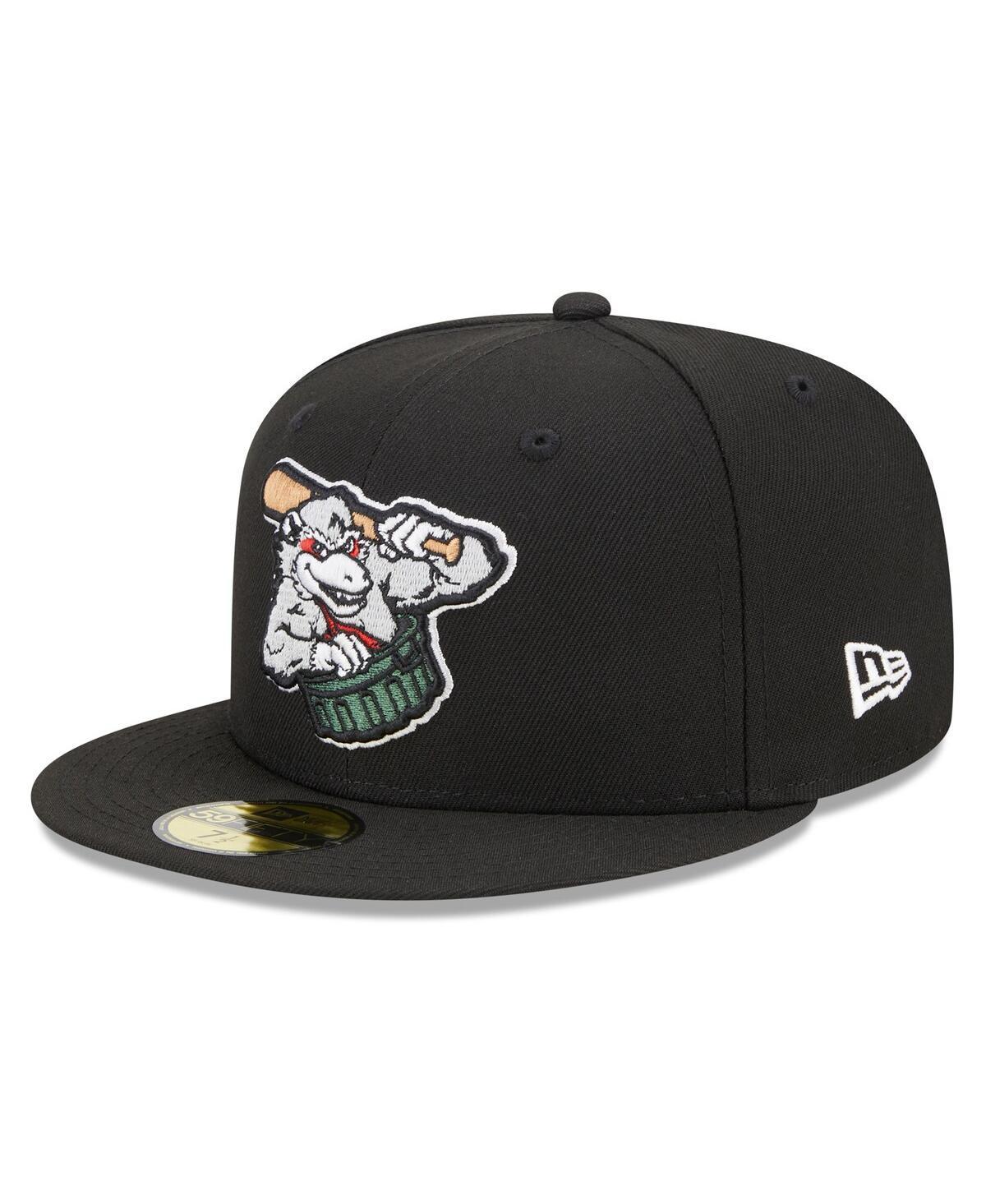 Mens New Era Black Arkansas Travelers Marvel x Minor League 59FIFTY Fitted Hat Product Image