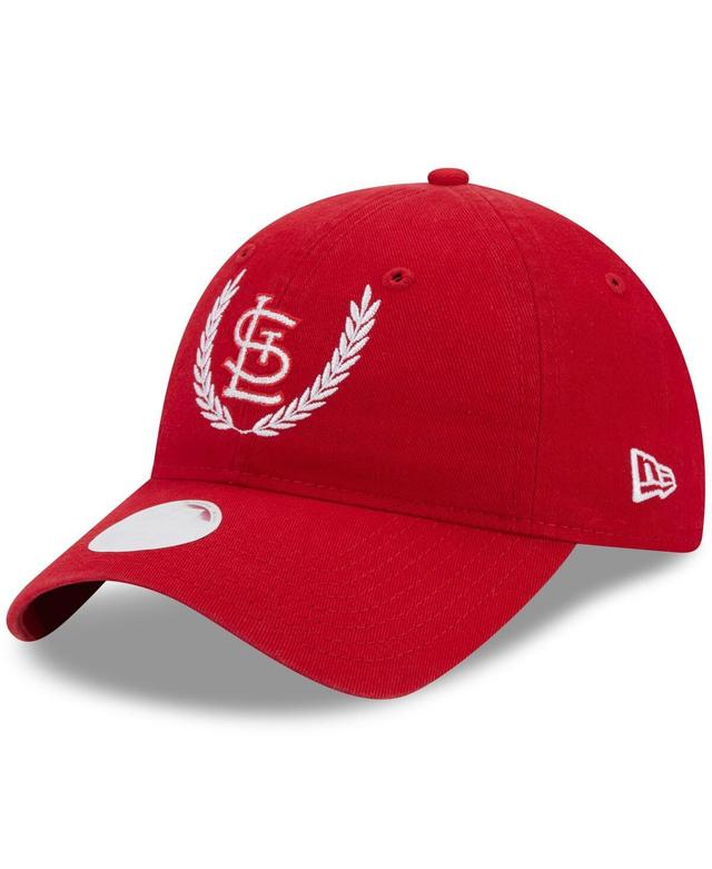 Womens New Era Red St. Louis Cardinals Leaves 9TWENTY Adjustable Hat Product Image