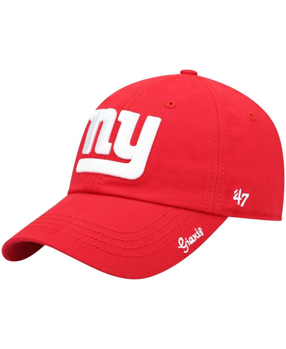 Womens Red New York Giants Miata Clean Up Secondary Adjustable Hat Product Image