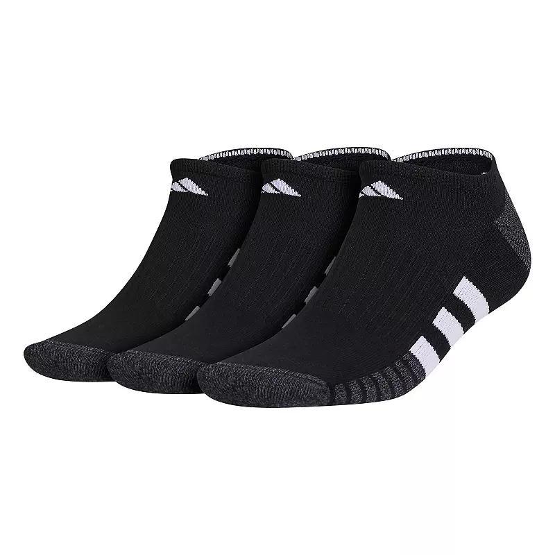 Mens adidas Cushioned 3.0 3-Pack No Show Socks Product Image