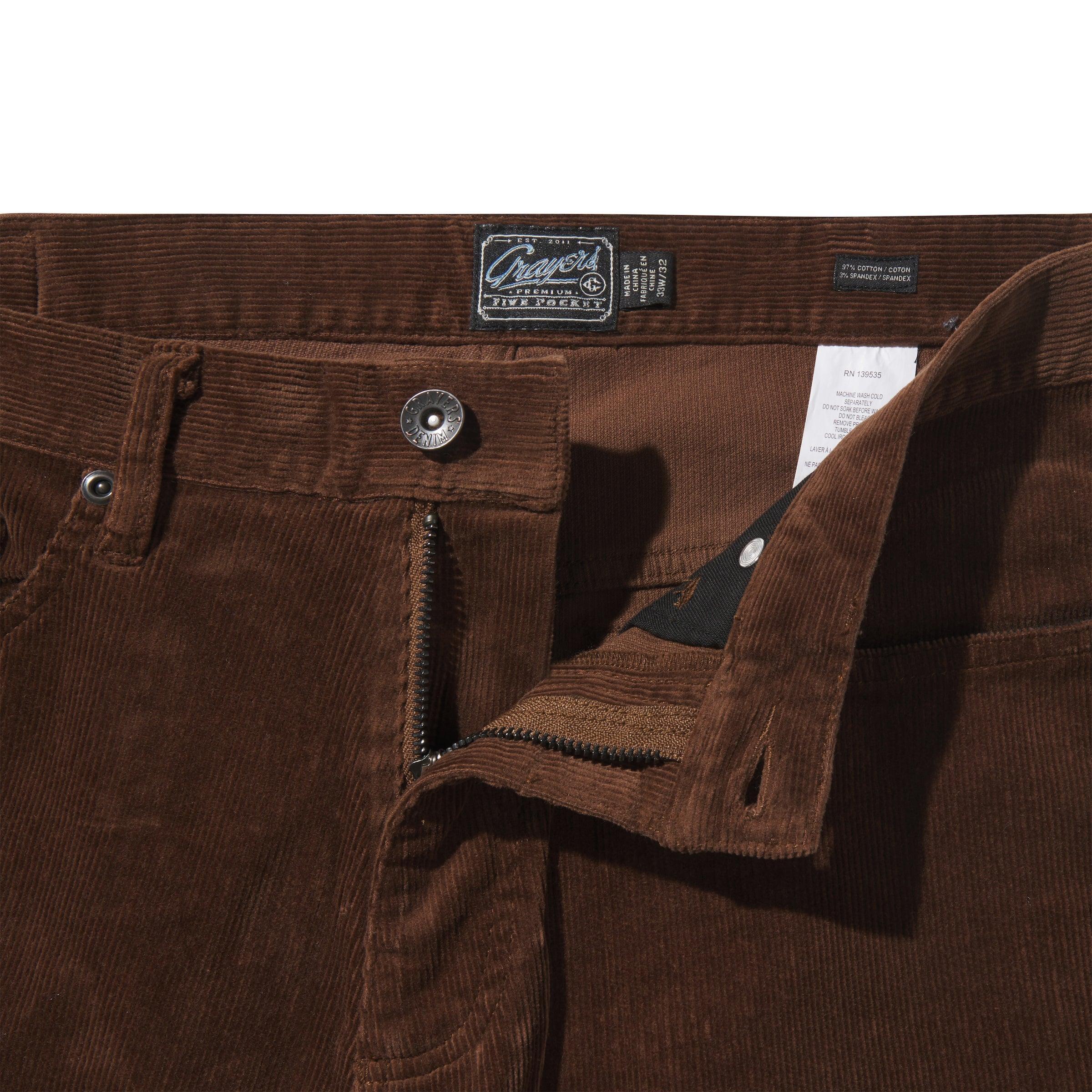 Burlington 5 Pocket Stretch Corduroy - British Tan Product Image