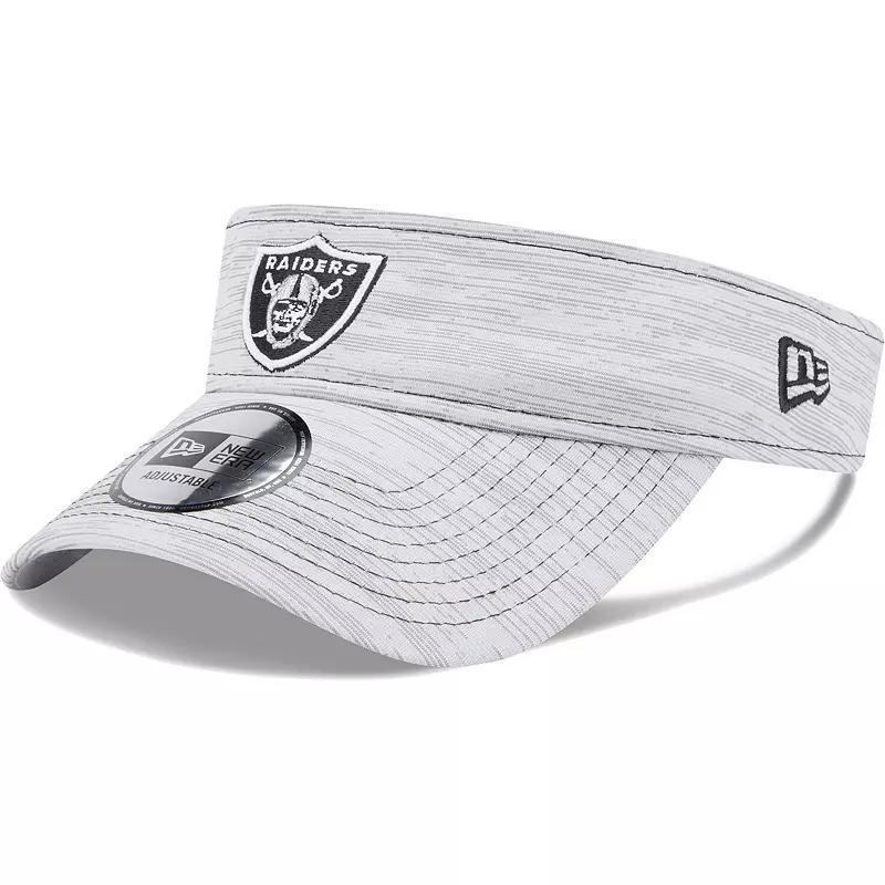 Mens New Era Gray Las Vegas Raiders Adjustable Visor Product Image