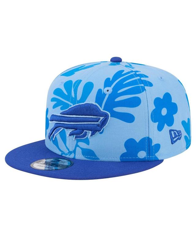 New Era Mens Light Blue Buffalo Bills Leafy 9FIFTY Snapback Hat Product Image