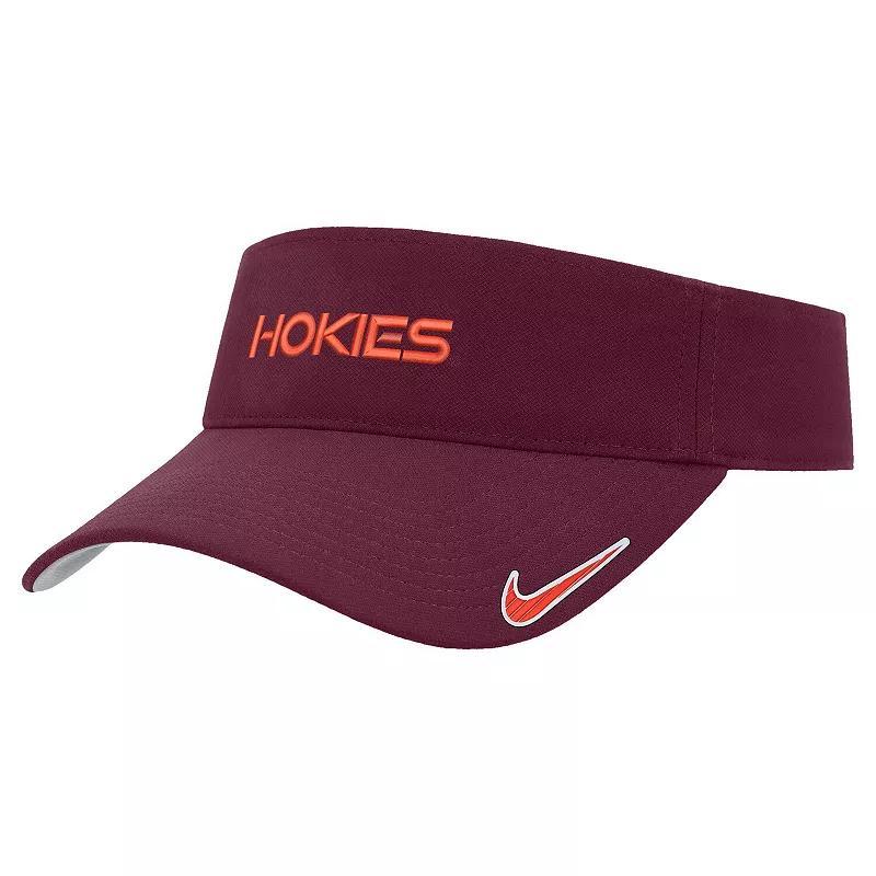 Mens Nike Garnet Virginia Tech Hokies 2024 Sideline Ace Performance Adjustable Visor Product Image