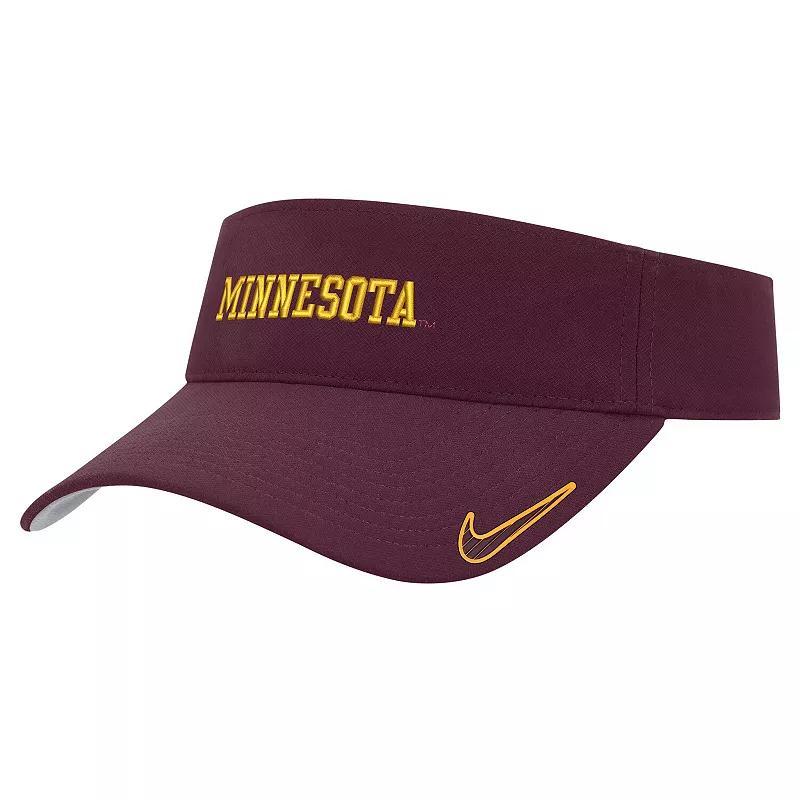 Mens Nike Maroon Minnesota Golden Gophers 2024 Sideline Ace Performance Adjustable Visor Product Image