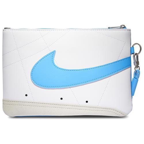 Nike Womens Icon Blazer Wristlet Large - White/University Blue Product Image