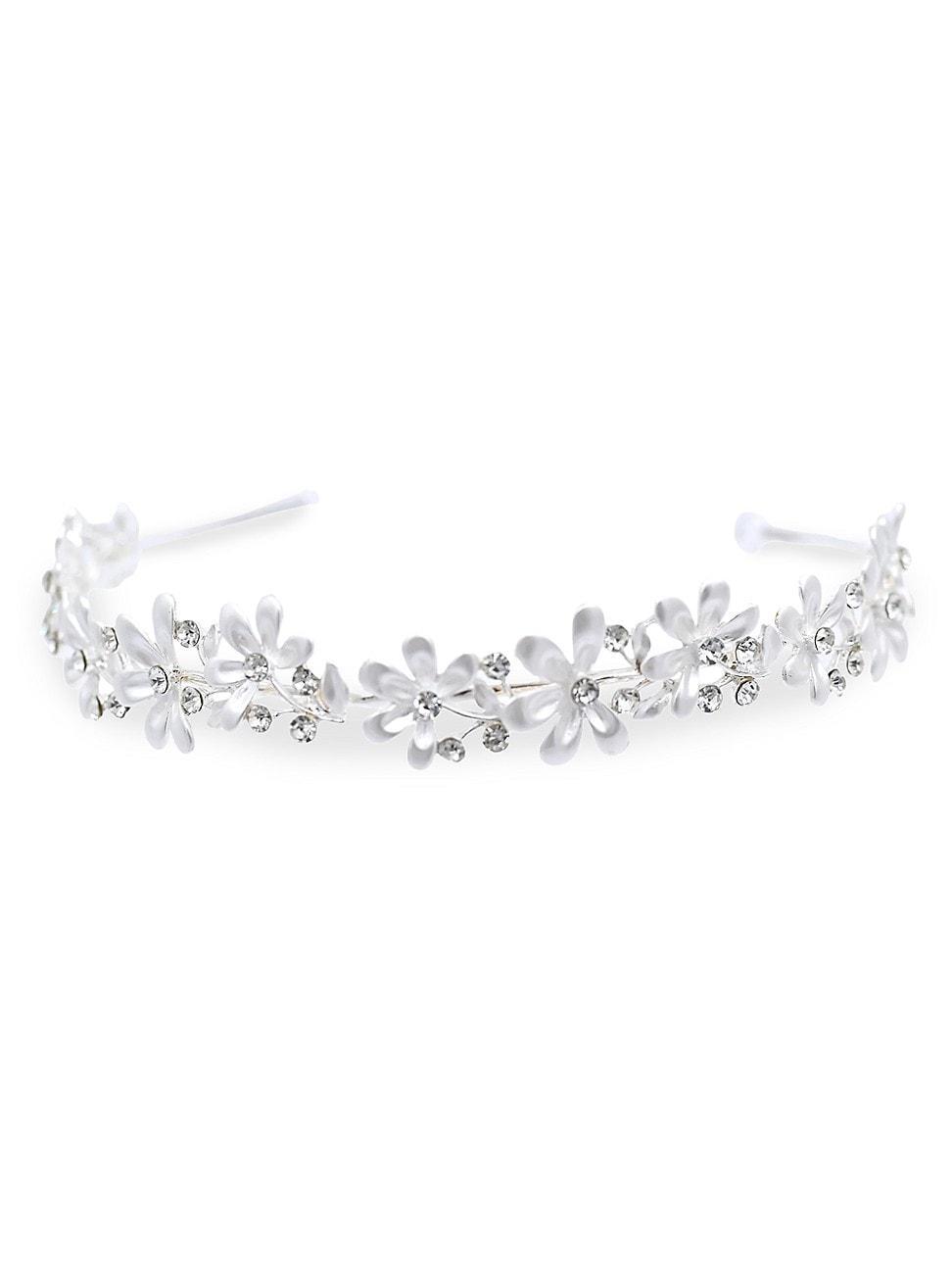 Womens Rhinestone Flower Headband Product Image