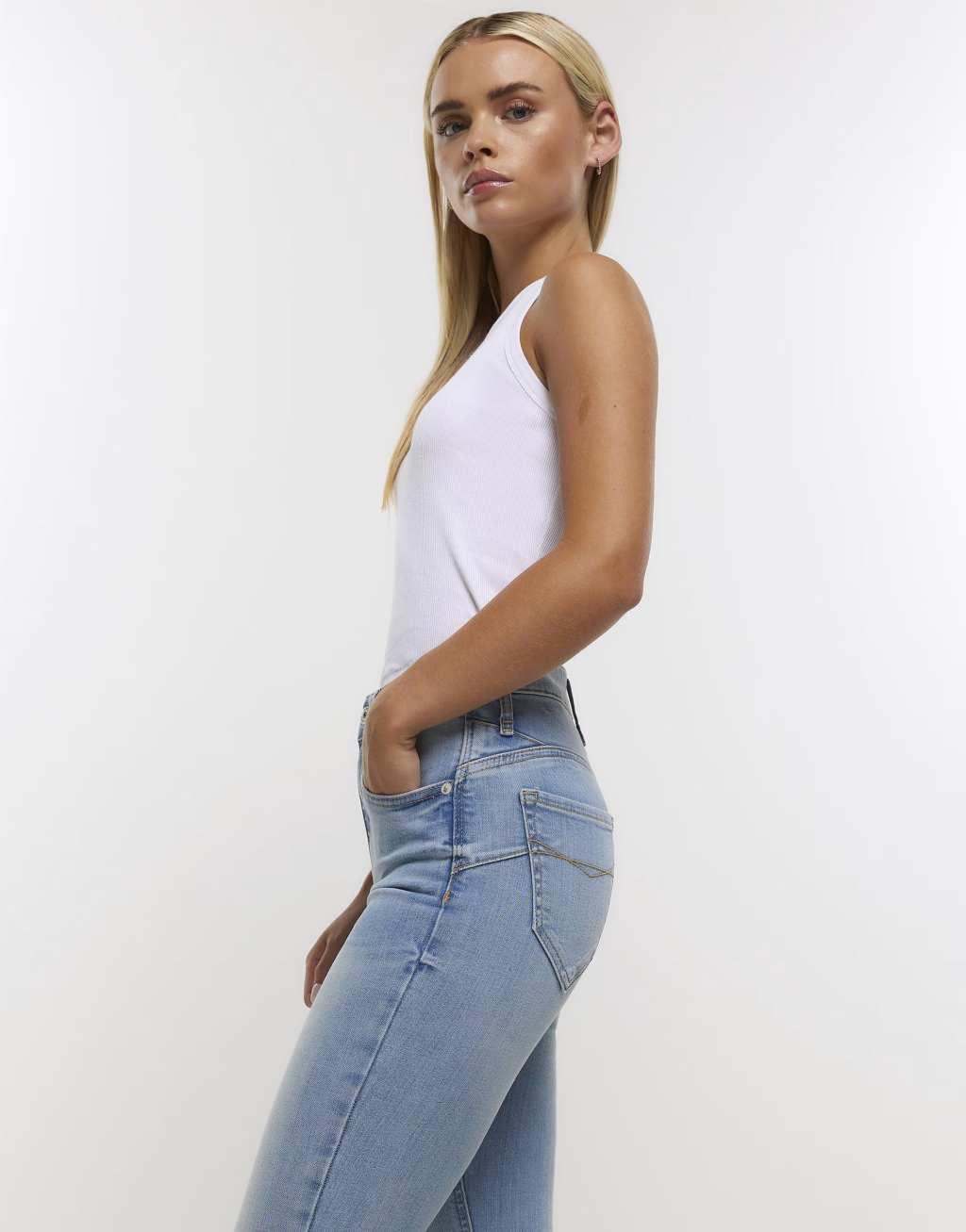 River Island Petite sculpt skinny jeans Product Image