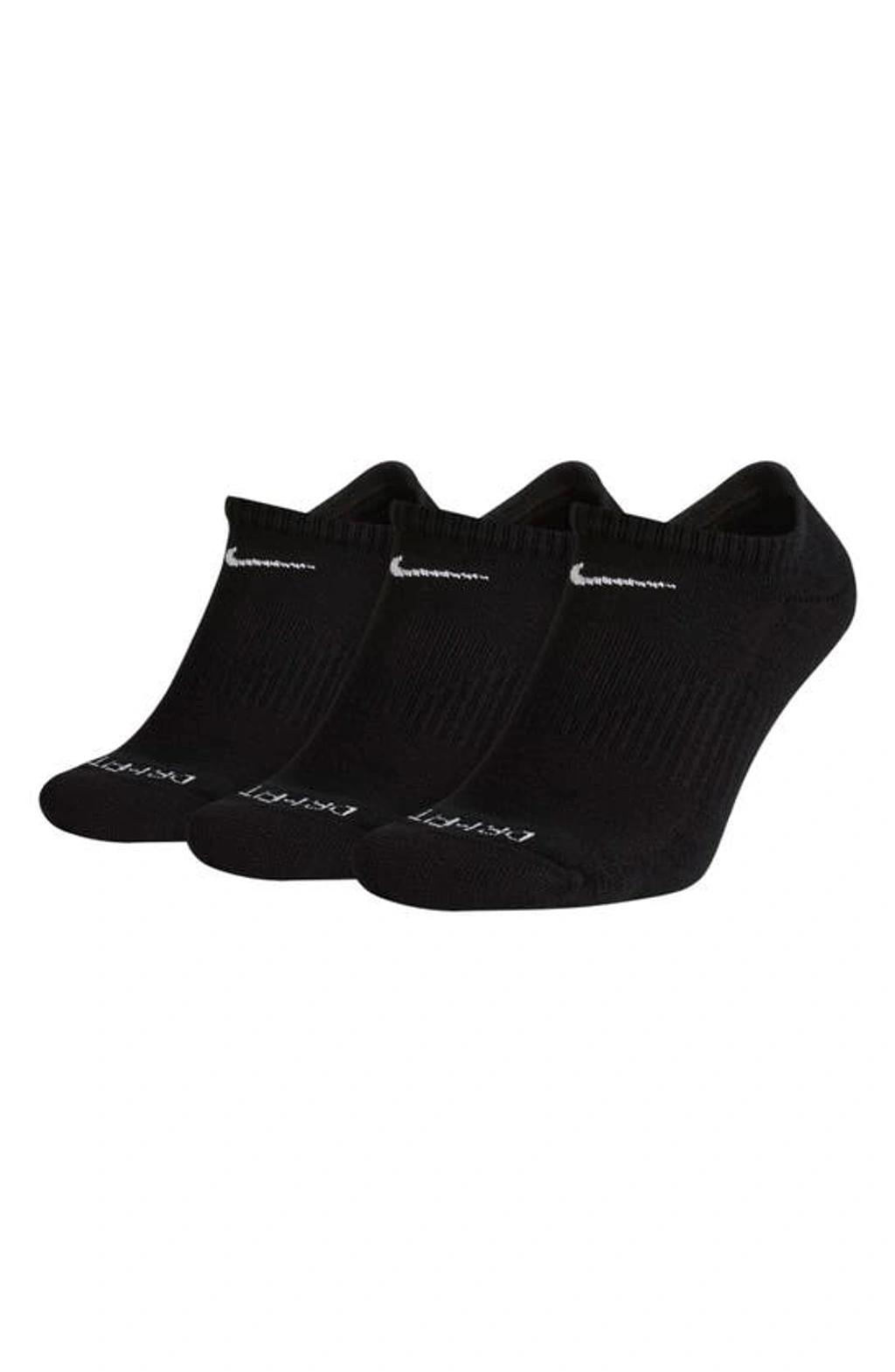 Nike Unisex Everyday Plus Cushion Training No-Show Socks (3 Pairs) Product Image