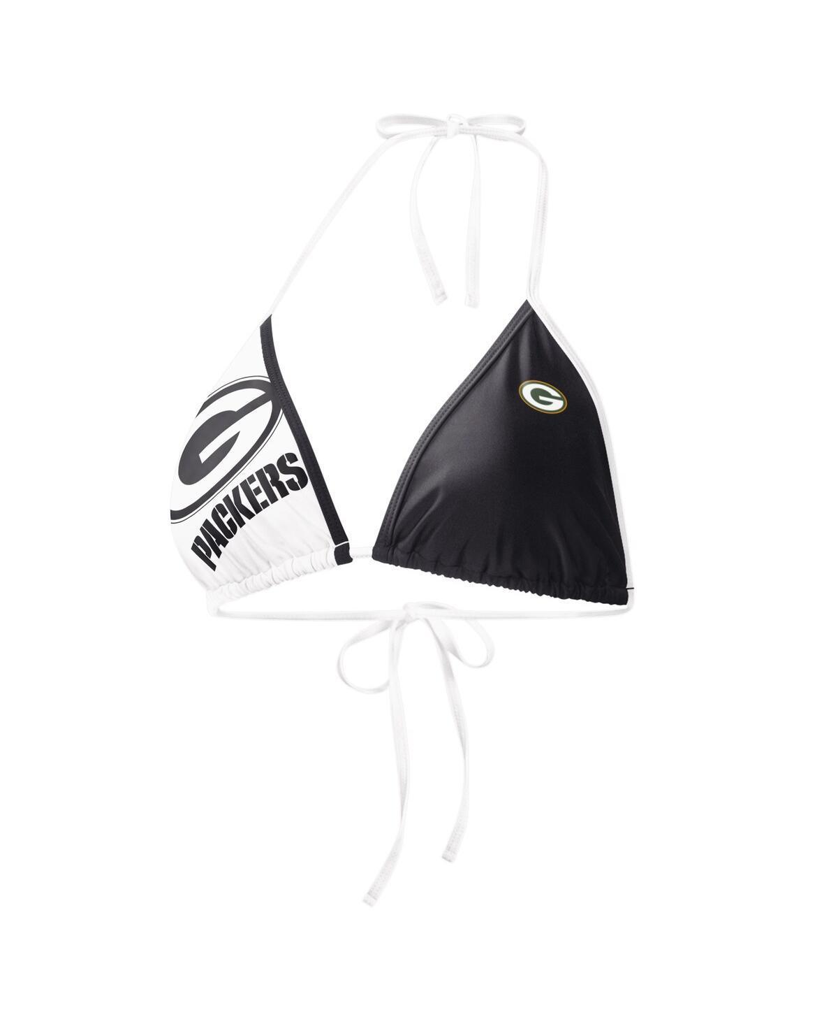 Womens G-III 4Her by Carl Banks Black/White Georgia Bulldogs Play Action Bikini Top Product Image