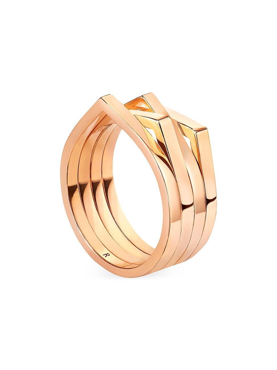 Womens Antifer 18K Gold Four-Row Ring Product Image