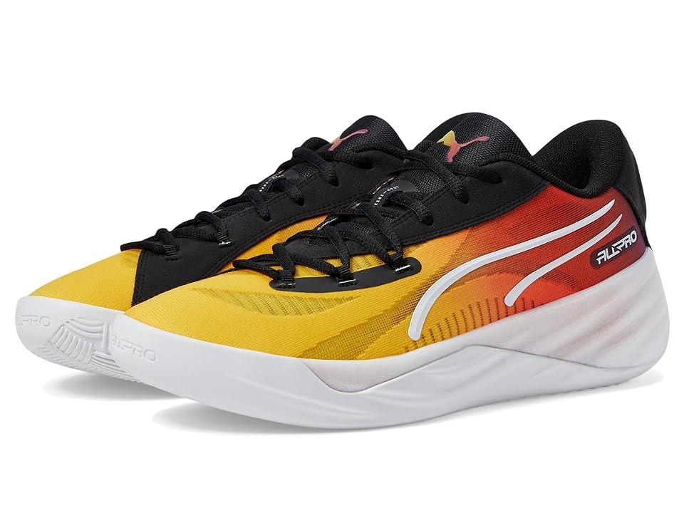 PUMA All-Pro Nitro Showtime (Yellow Sizzle/Purple Glimmer) Men's Shoes Product Image