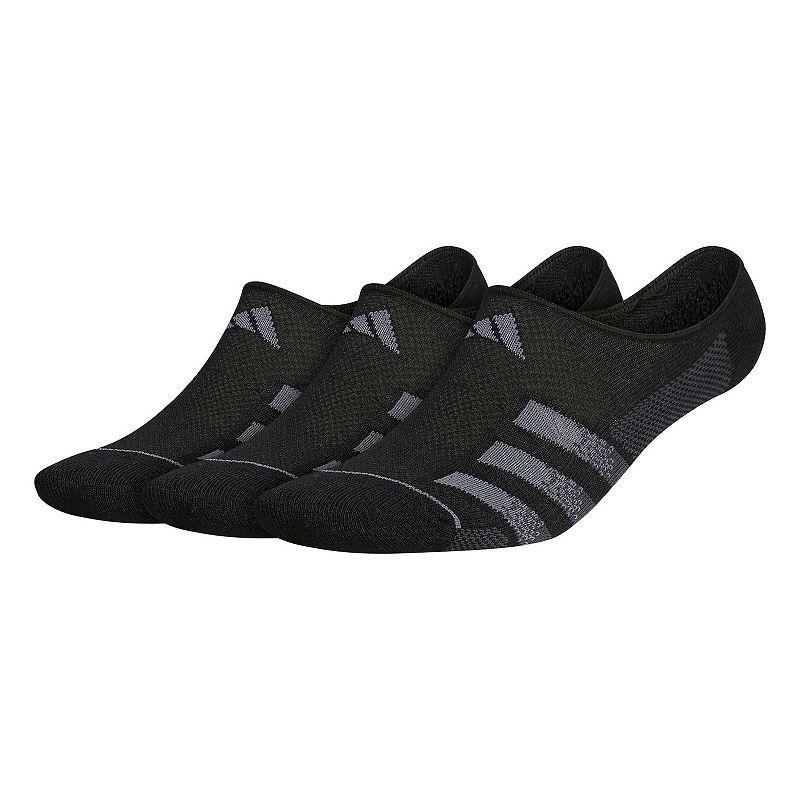 Mens adidas 3-pack Superlite Stripe 3 Super No-Show Socks Product Image