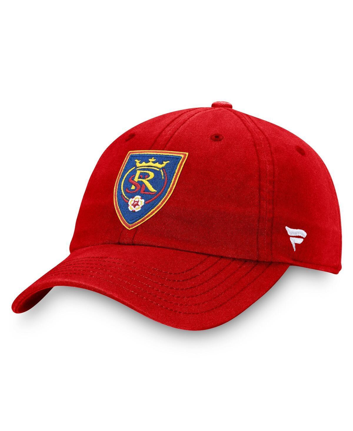 Mens Fanatics Branded Red Real Salt Lake Adjustable Hat Product Image