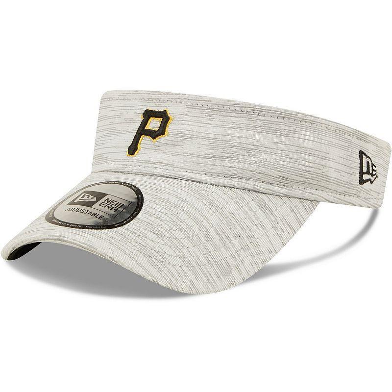 Mens New Era Gray Pittsburgh Pirates Distinct Visor Product Image