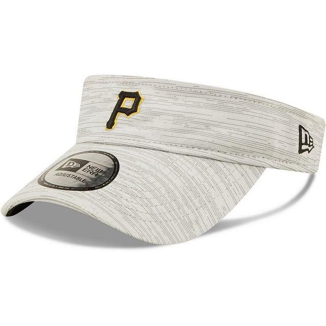 Mens New Era Gray Pittsburgh Pirates Distinct Visor Product Image