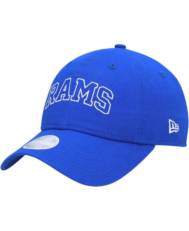 Womens New Era Royal Los Angeles Rams Collegiate 9TWENTY Adjustable Hat Product Image