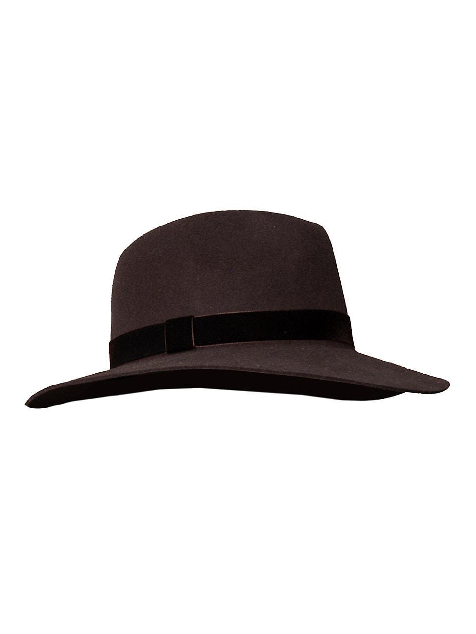 Womens Georgina Wool Felt Fedora product image