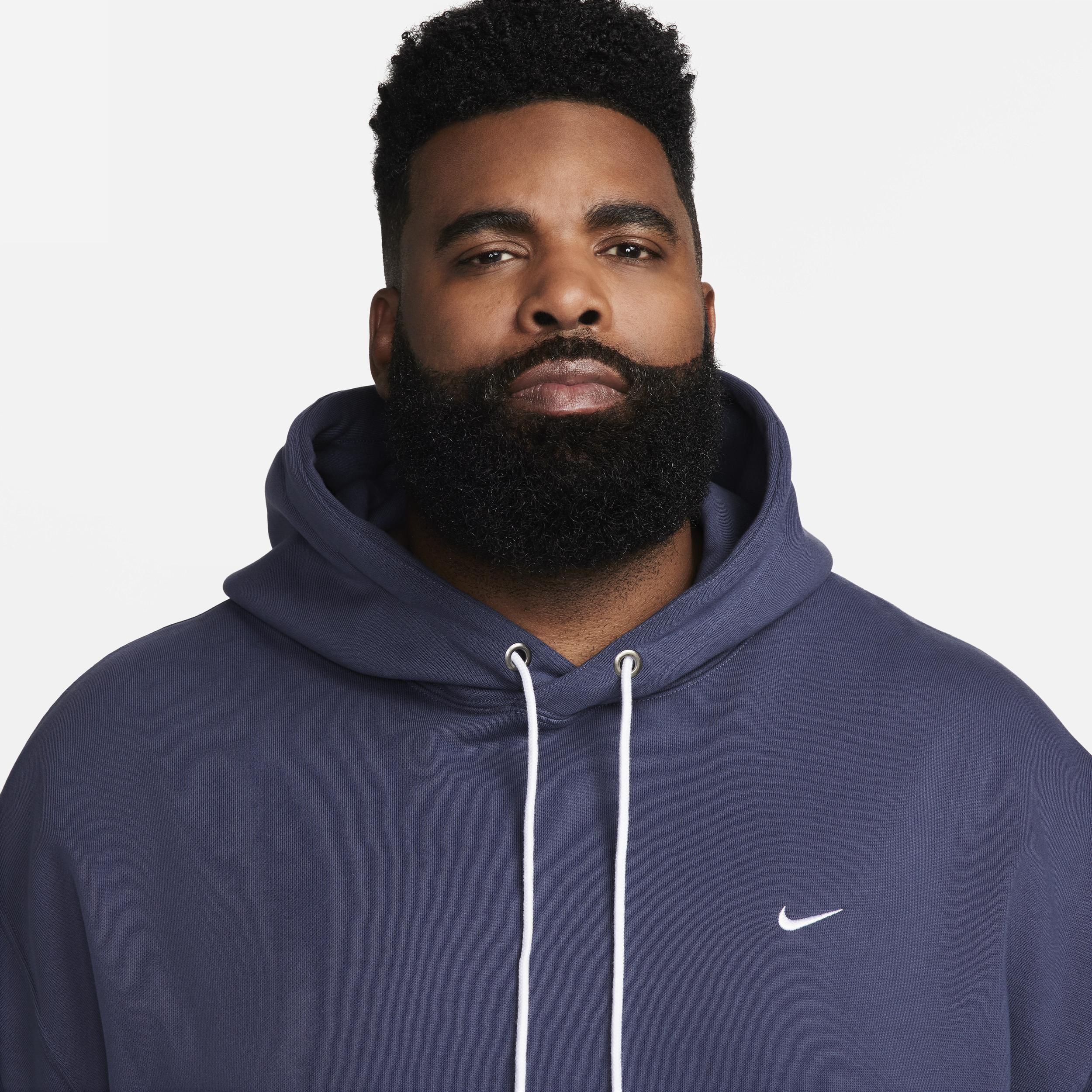 Nike Men's Solo Swoosh Fleece Pullover Hoodie Product Image