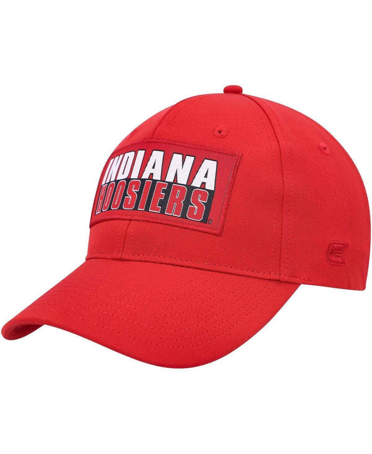 Mens Colosseum Crimson Indiana Hoosiers Positraction Snapback Hat Product Image