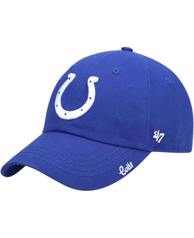 Womens Royal Indianapolis Colts Miata Clean Up Primary Adjustable Hat Product Image