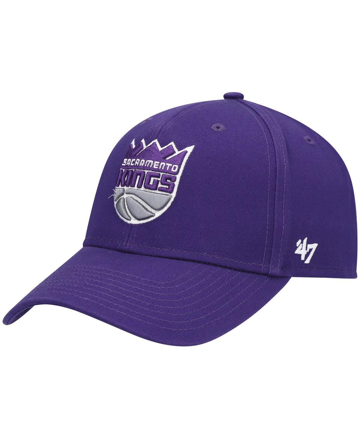 Mens 47 Brand Purple Sacramento Kings Legend Mvp Adjustable Hat Product Image