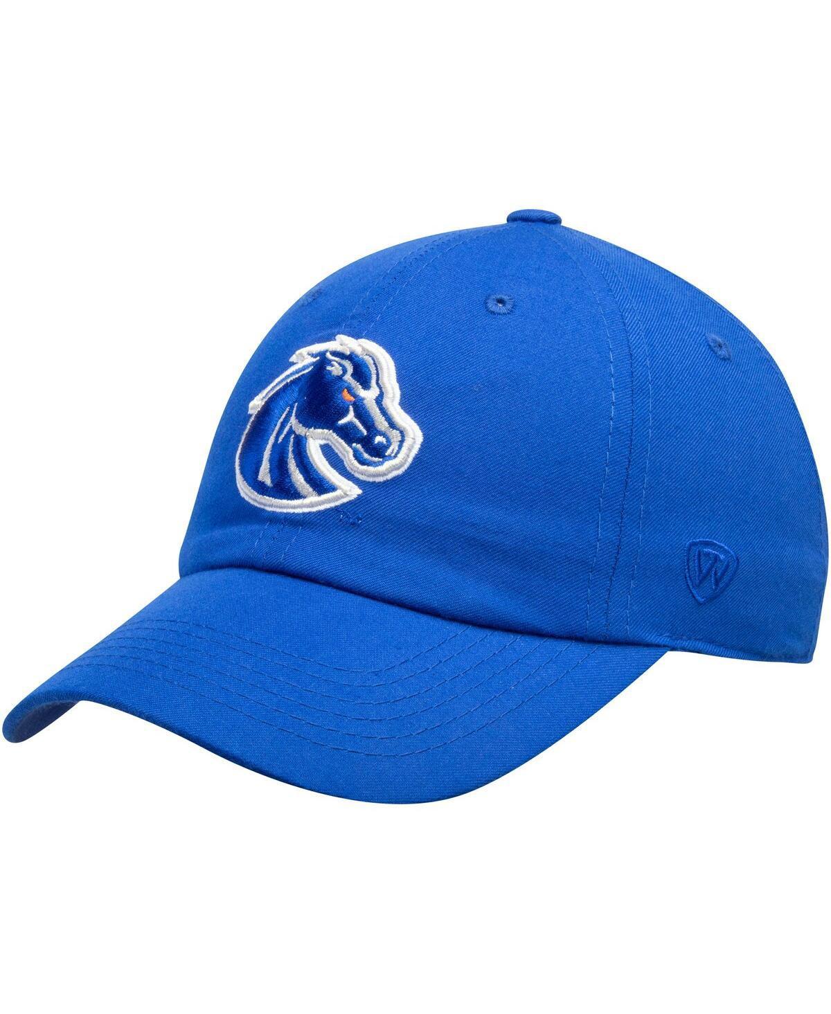 Mens Royal Boise State Broncos Primary Logo Staple Adjustable Hat Product Image