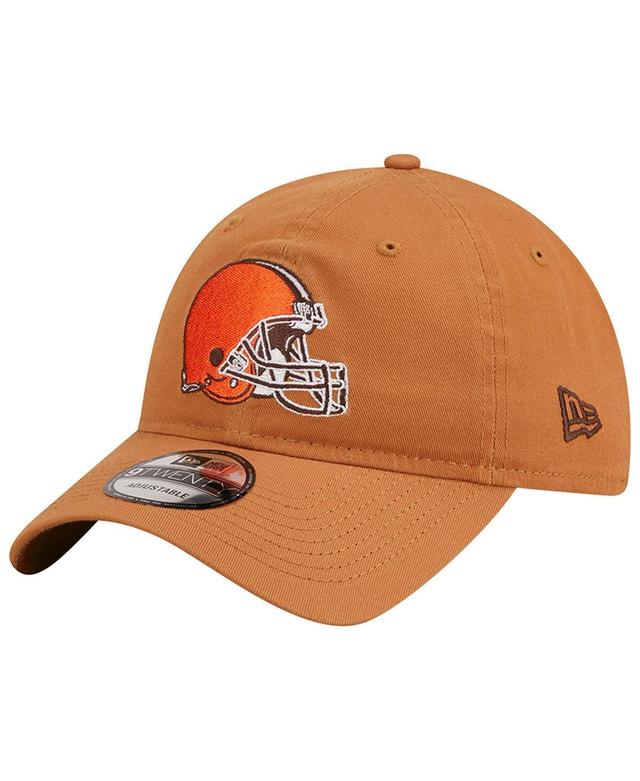 Mens New Era Brown Cleveland Browns Core Classic 2.0 9TWENTY Adjustable Hat Product Image