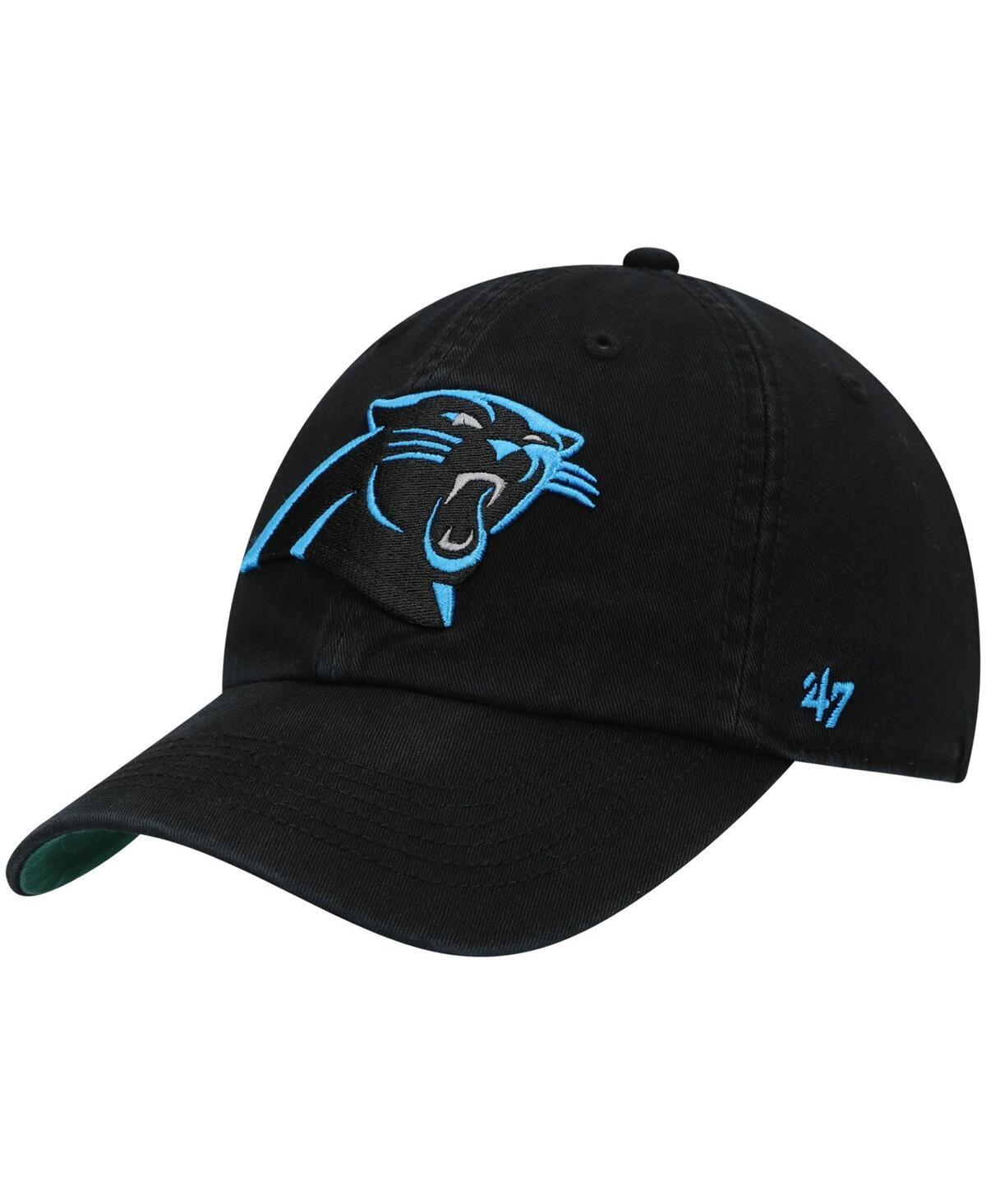 Mens 47 Black Carolina Panthers Franchise Logo Fitted Hat Product Image