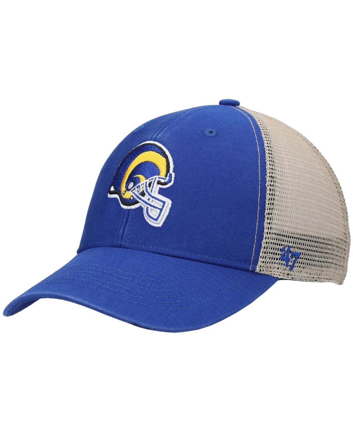 Mens 47 Royal/Natural Los Angeles Rams Flagship MVP Snapback Hat Product Image