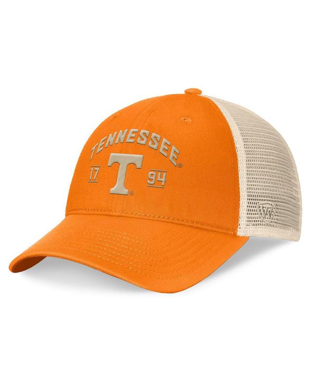 Top of the World Mens Tennessee Orange Tennessee Volunteers Heritage Waylon Trucker Adjustable Hat - Tennessee Orange Product Image